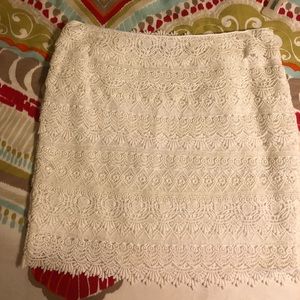 White House Black Market Lace Skirt